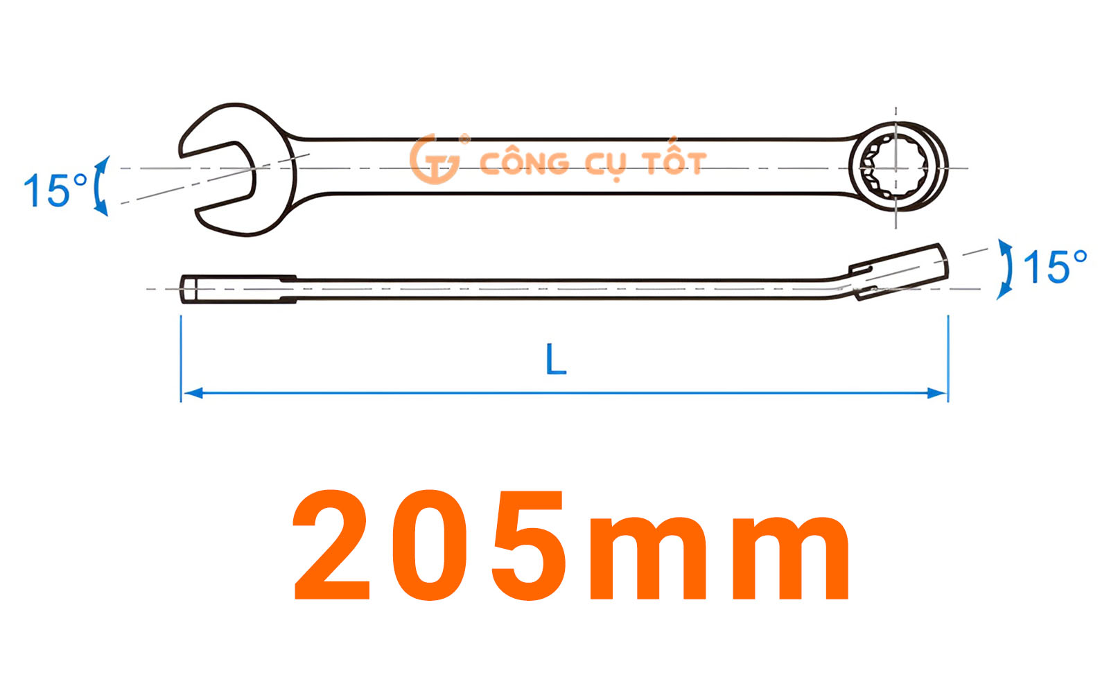 Cấu tạo của cờ lê