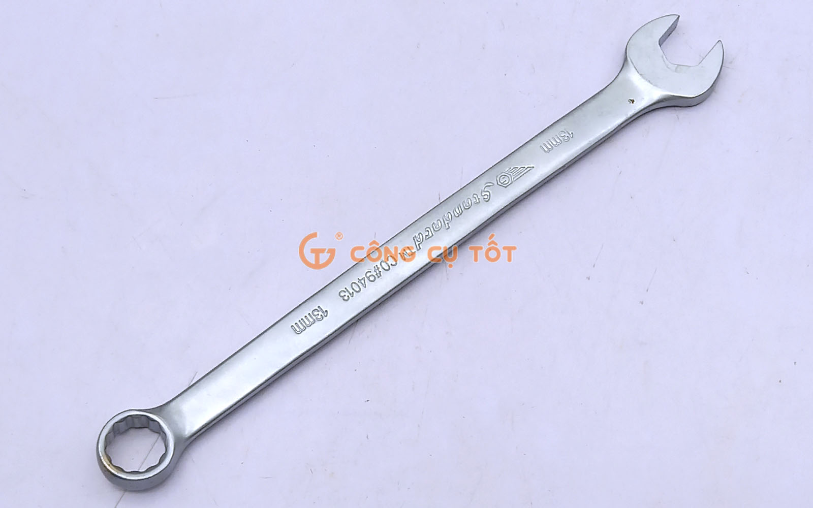 Cờ lê vòng miệng 13mm thép CrV xi mờ Standard CO#94013 Đài Loan