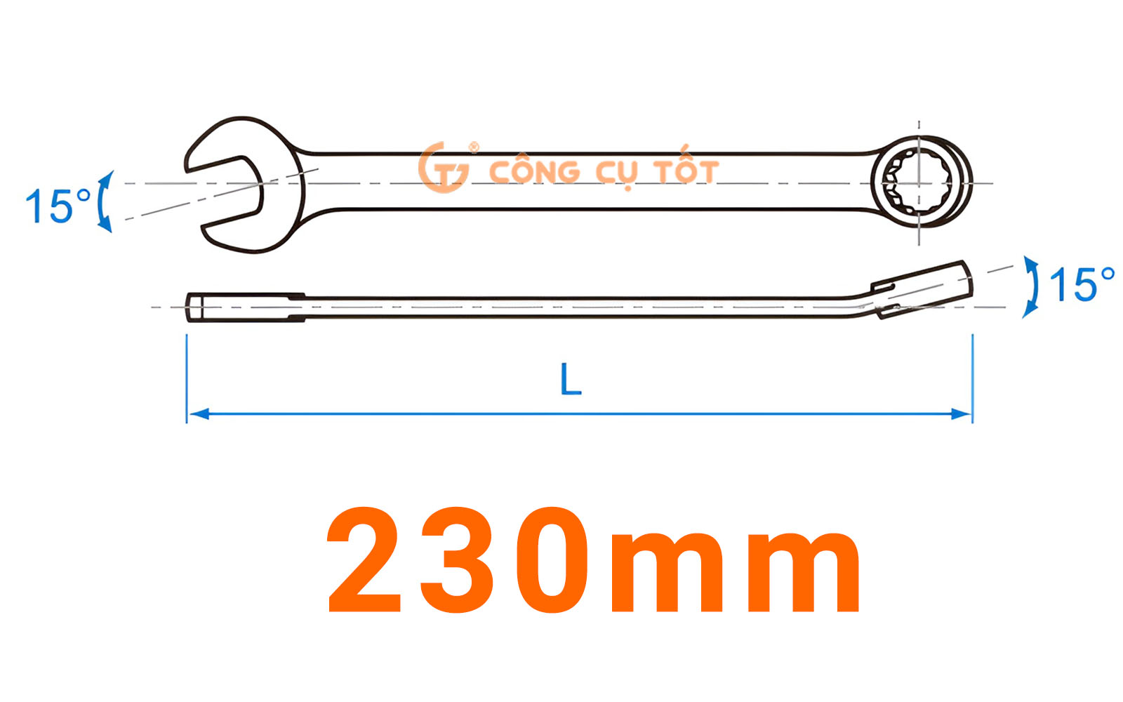 Cấu tạo của cờ lê