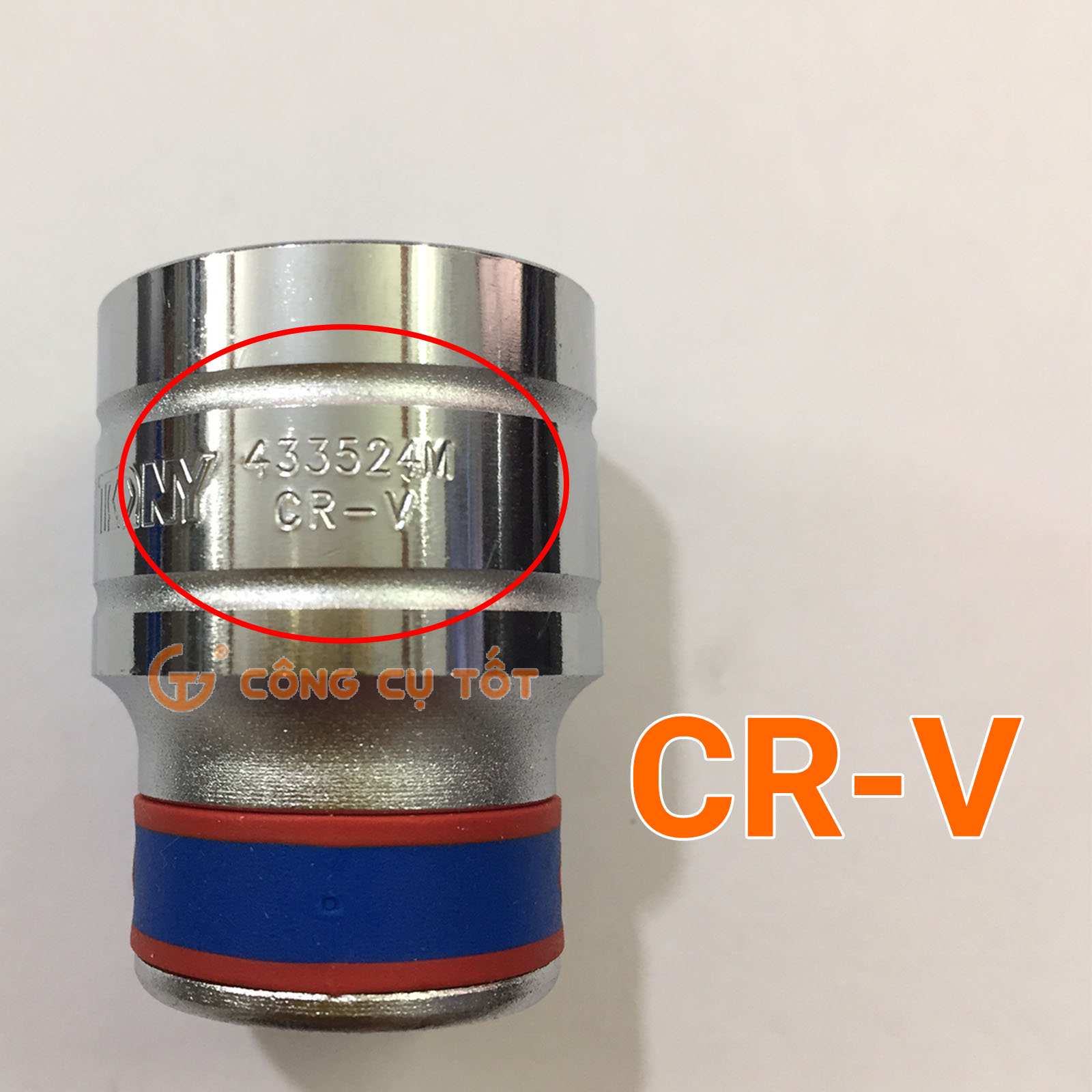 Chất liệu được làm từ thép Cr-V (Chrome Vanadium) hạn chế bị han gỉ và có khả năng chống chịu lớn