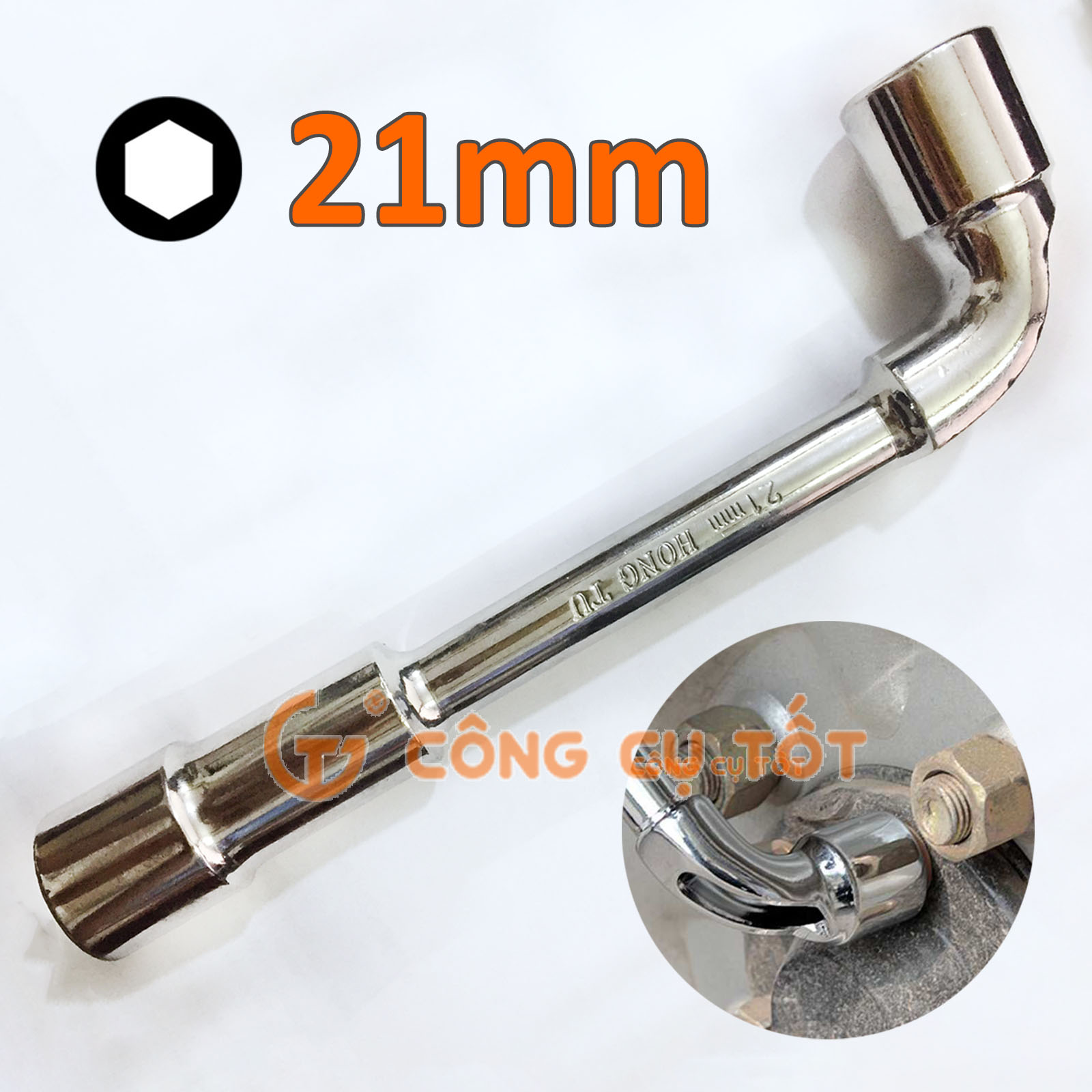 ĐIẾU LỖ XI BÓNG 21MM HONG TU