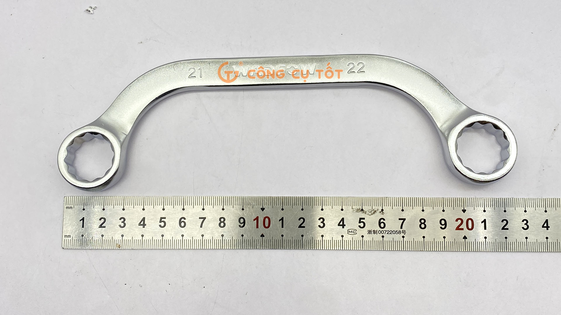 Chiều dài cờ lê 21x22mm