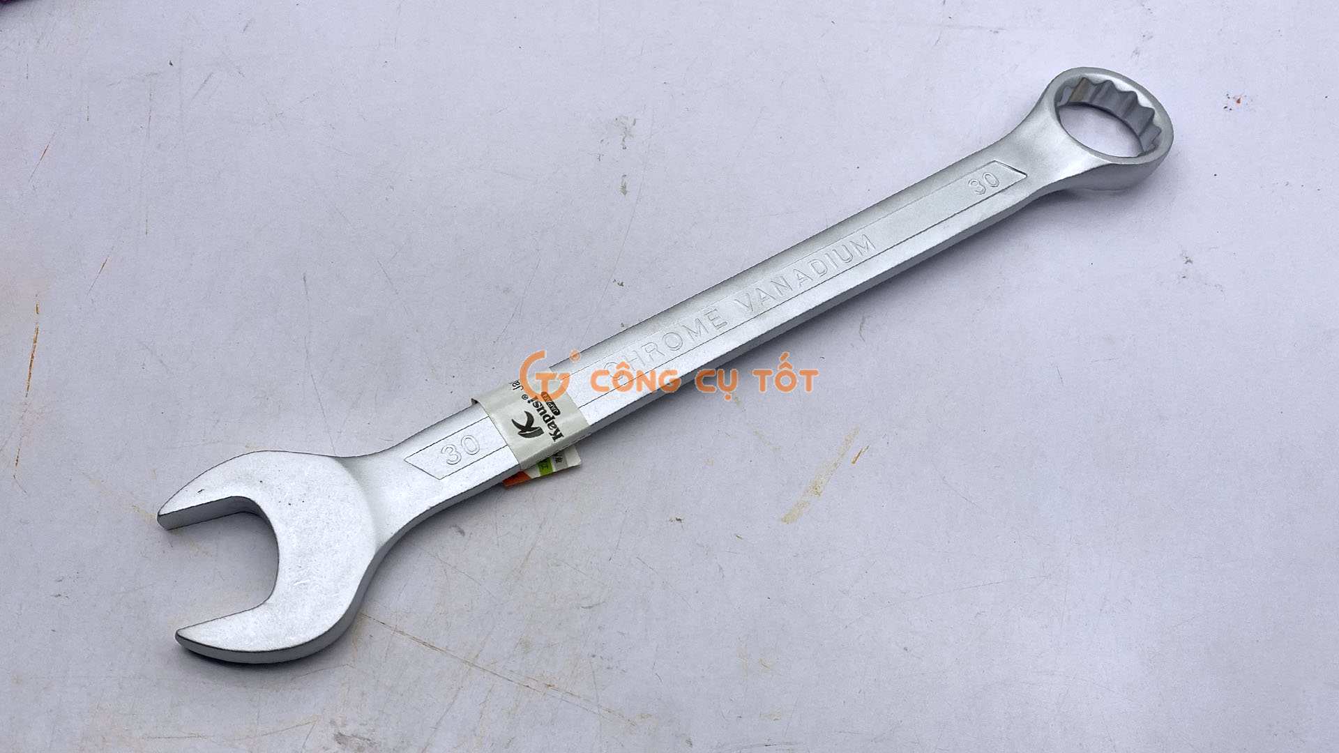 Cờ lê vòng miệng 30mm Kapusi K-6116 xi mờ