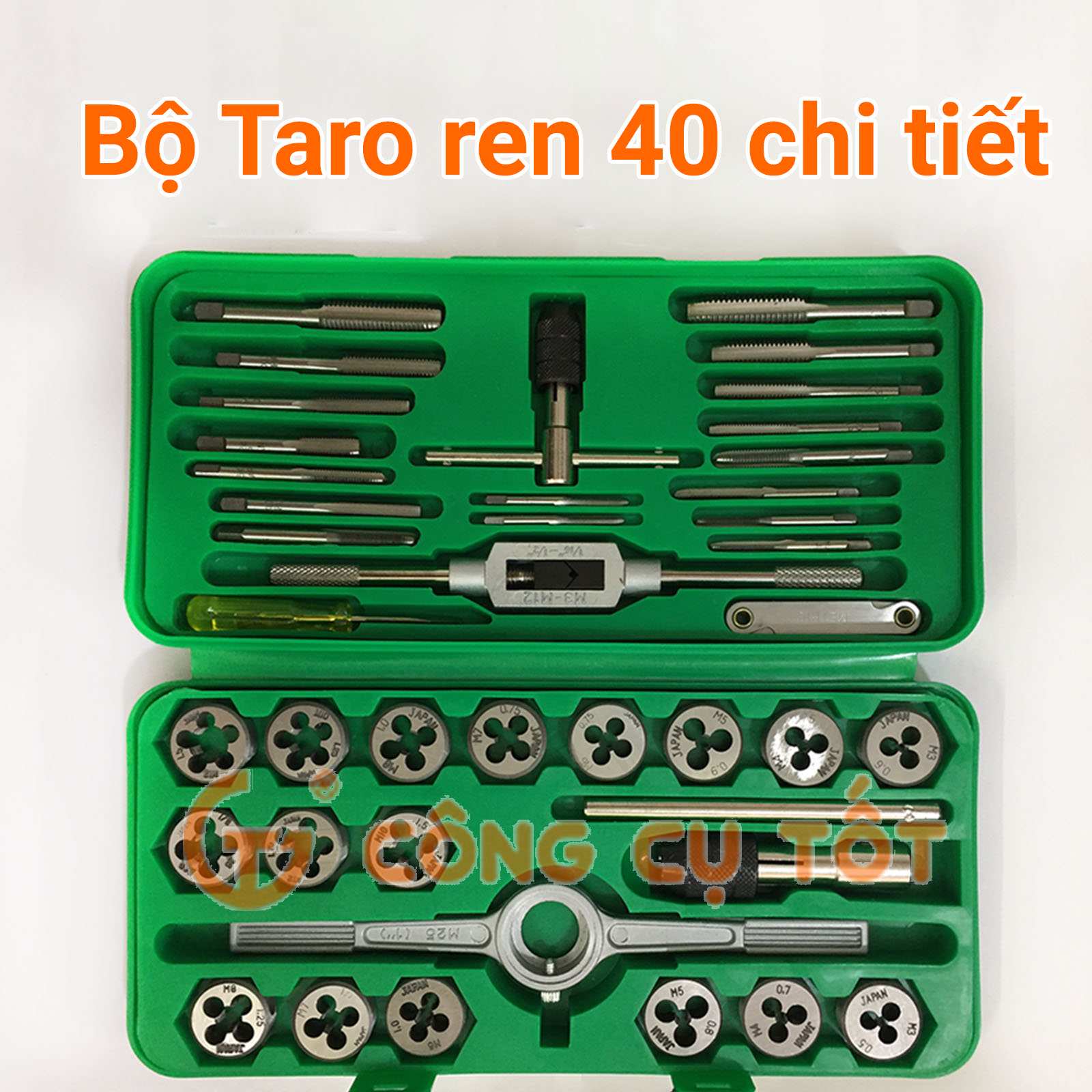 Bộ taro tạo ren 40 chi tiết SKC 850R tĩnh và thô M3-M12 