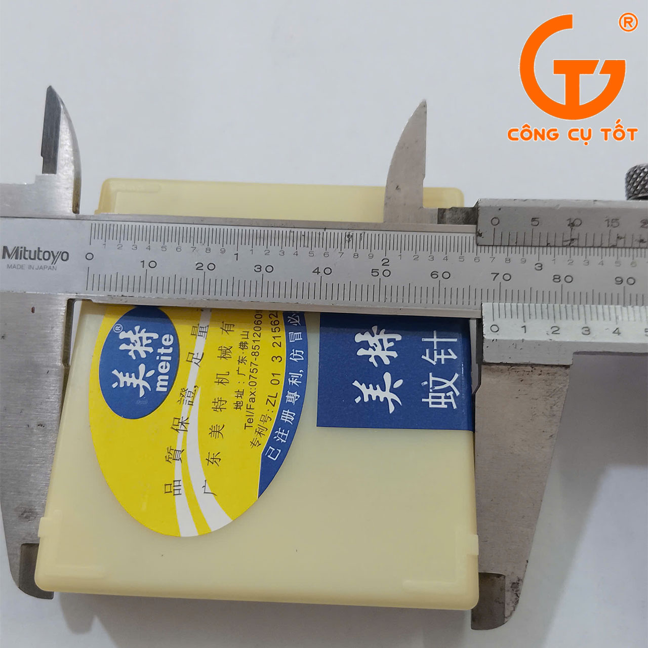 chiều dọc hộp đựng 