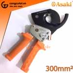 Kìm cắt cáp điện lõi đồng nhôm Ø40mm/300mm² có trợ lực Asaki AK-8402