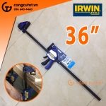 Ê tô bóp tay 36inch 914mm lực kẹp 272kg IRWIN 1964715 loại khỏe có nắp trắng