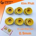 Túi 12 cuộn thiếc hàn Kim Phát 0.9mm nhựa thông