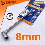 Cờ lê miệng tuýp bông 12 cánh lắc léo 8mm Wadfow WTH1E08