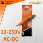 Bút thử điện điện tử hiện số 12-250V AC-DC Asaki AK-9058