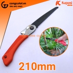 Cưa cành cán xếp lưỡi 210mm mở 2 nấc Kapusi K-2333