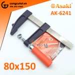 Cảo kẹp gỗ chữ F tay nhựa 80 x 150mm Asaki AK-6241