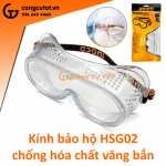 Kính bảo hộ chống hóa chất văng bắn Ingco HSG02