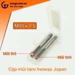 Cặp mũi taro Inowas M10 Japan gồm 1 mũi taro thô và 1 mũi taro tinh