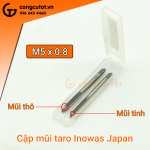Cặp mũi taro Inowas M5 Japan gồm 1 mũi taro thô và 1 mũi taro tinh