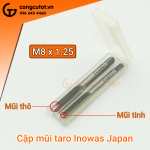 Cặp mũi taro Inowas M8 Japan gồm 1 mũi taro thô và 1 mũi taro tinh