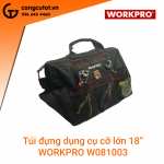 Túi đựng công cụ lớn size 18" W081003 tới từ thương hiệu nổi tiếng Workpro