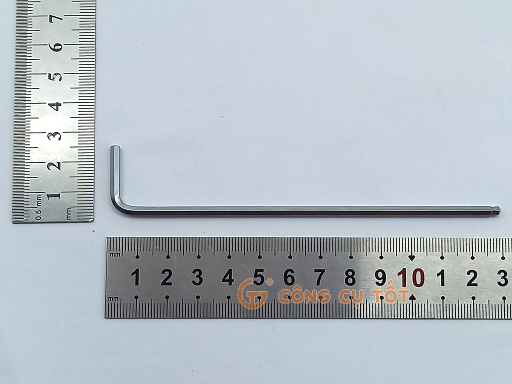 Lục giác bi chữ L 2 đầu thép S2 Standard 3mm