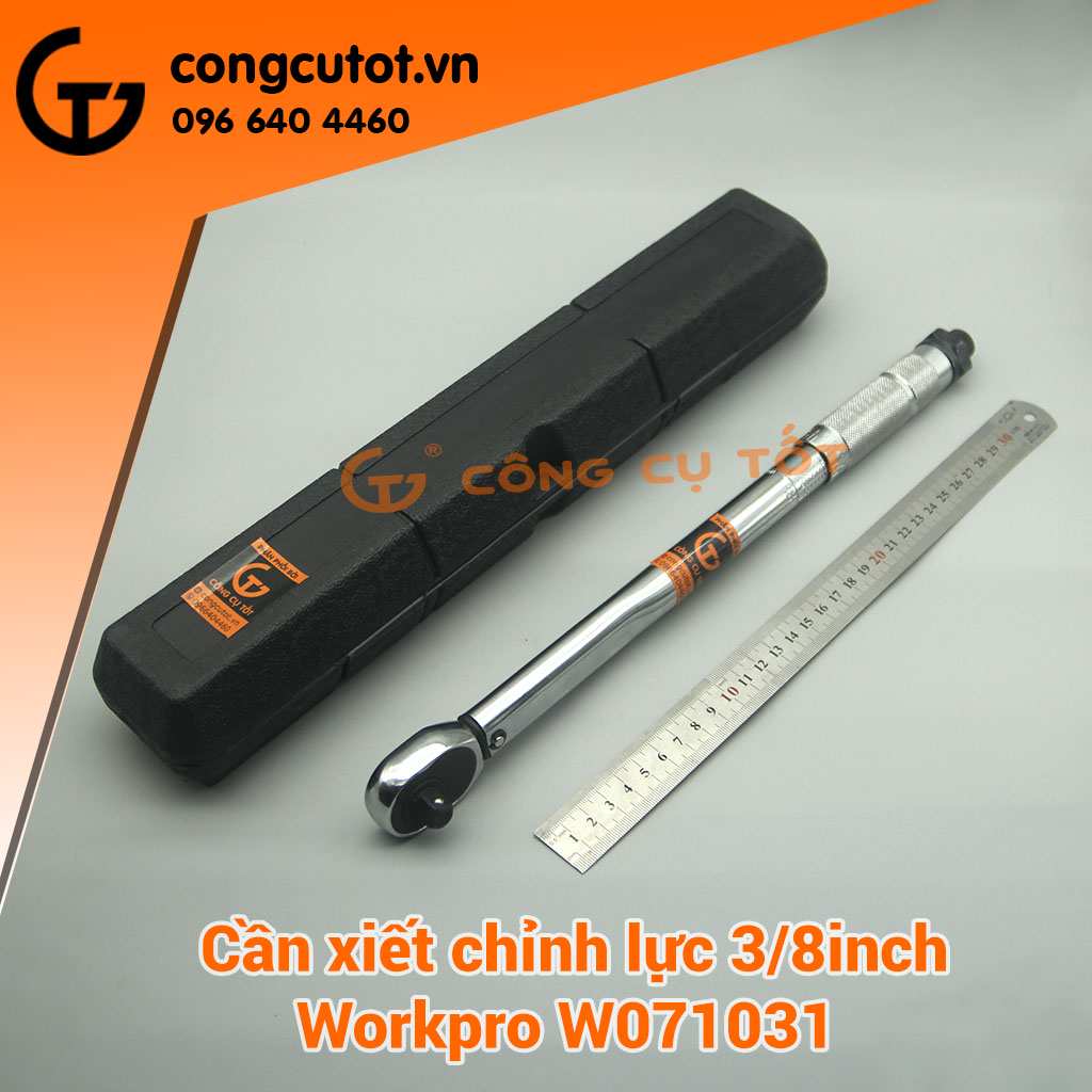 Cần xiết chỉnh lực 3/8 inches Workpro W071031
