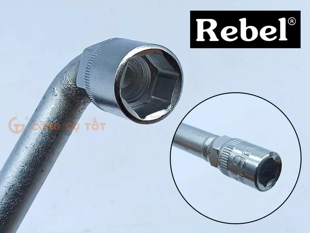  Điếu đầu lục giác Rebel phi 9mm dài 185mm