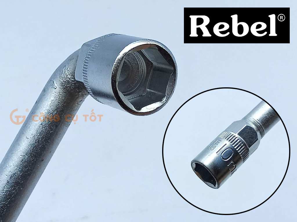  Điếu đầu lục giác Rebel phi 10mm dài 185mm