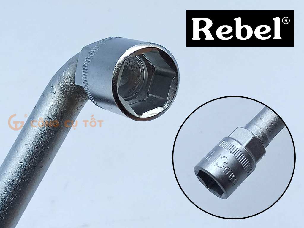 Điếu đầu lục giác Rebel phi 13mm dài 205mm