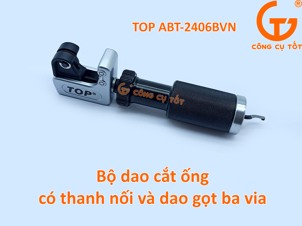 Bộ dao cắt ống inox 5-25mm TOP ABT-2406BVN Đài Loan có dao gọt ba vớ