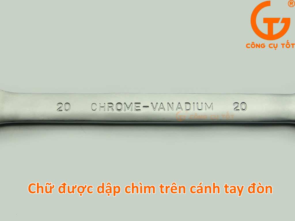 Thép Chrome-Vanadium (CR-V) bền bỉ, rắn chắc, độ đàn hồi cao, chống gỉ