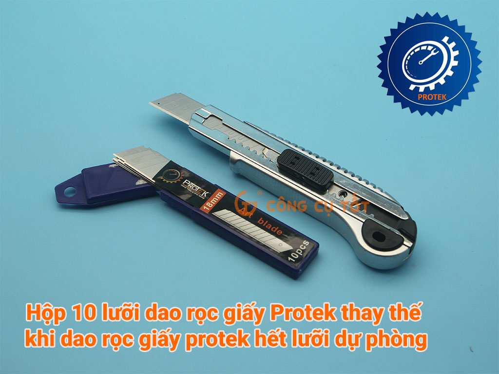 Hôp lưỡi dao thay thế cho dao rọc giấy Protek