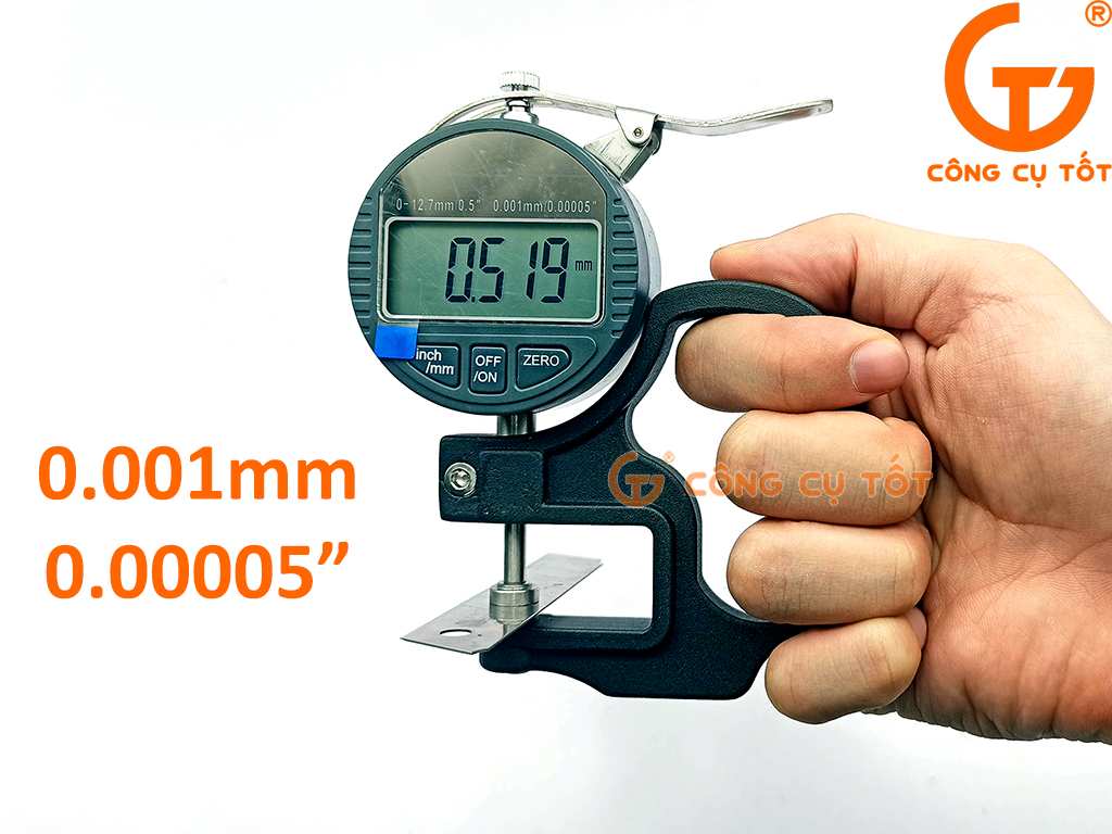 Dụng cụ đo độ dày điện tử 0.001mm