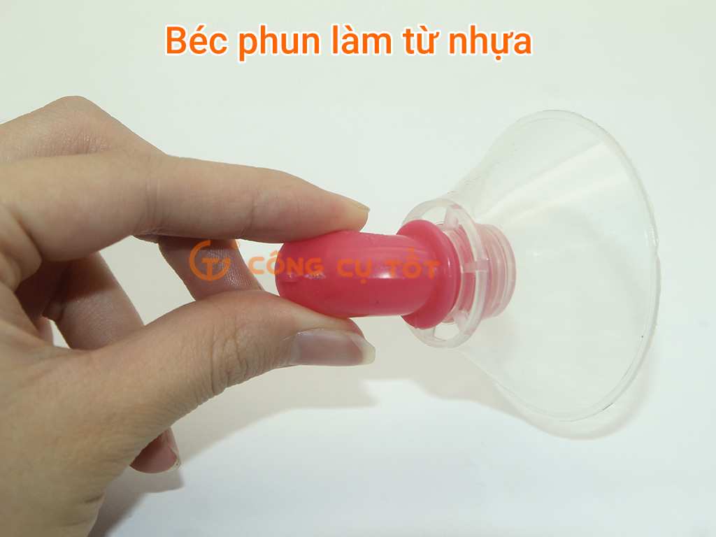 Béc phun thuốc 1 đầu nhựa có chụp bảo vệ Thắng Hà