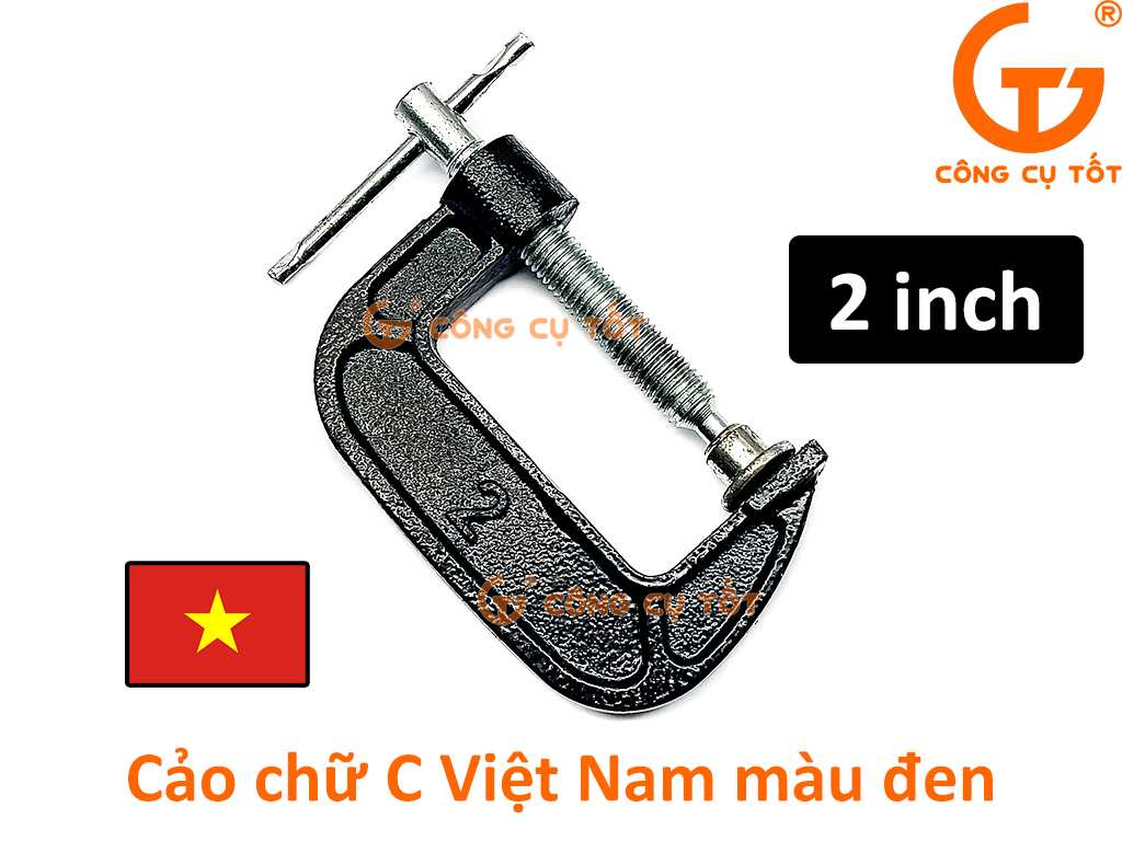 Cảo chữ C Việt Nam màu đen 2 inch