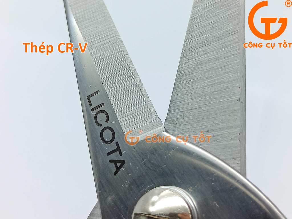Thép CR-V kéo cắt bấm lưỡi thẳng Licota TGP-00248