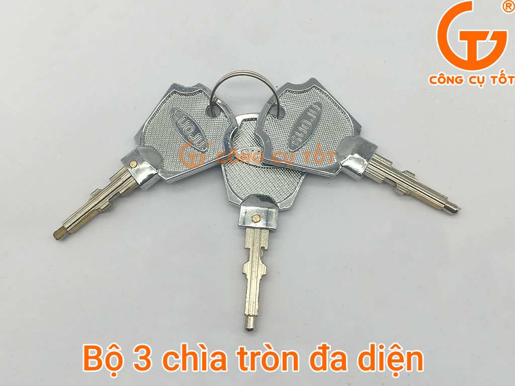 Bộ ba chìa khóa tròn đa diện nâng cao tính bảo mật của khóa