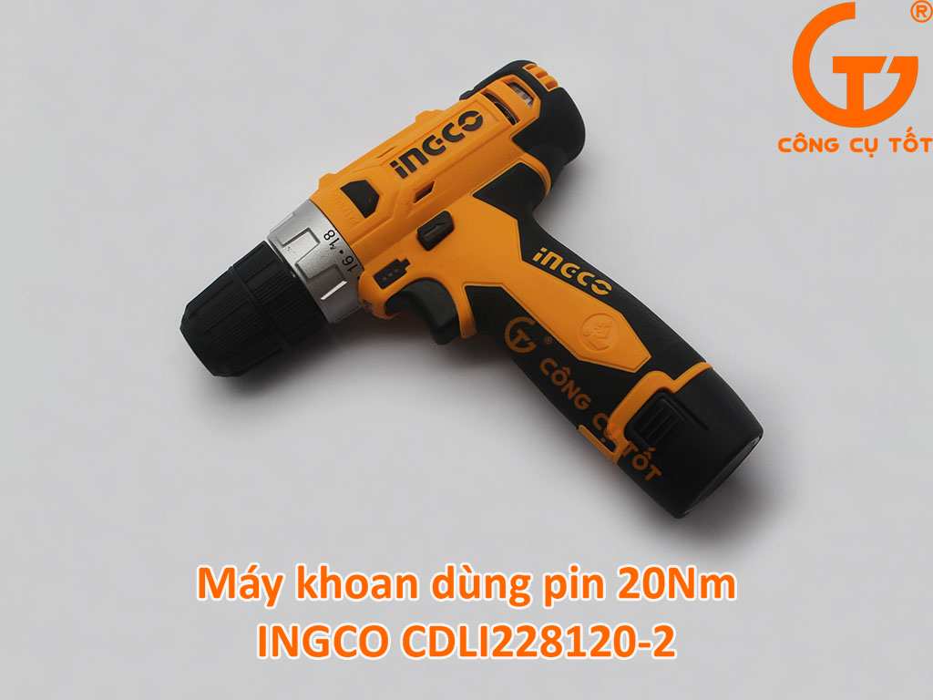 Máy khoan dùng pin 20Nm INGCO CDLI228120-2