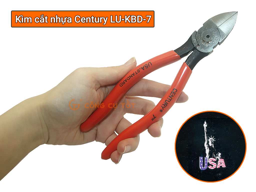 Kìm cắt bavia nhựa Century LU-KBD-7