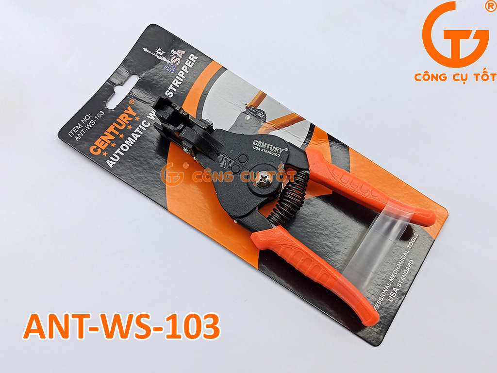 Kìm cắt và tuốt dây điện Century ANT-WS-103