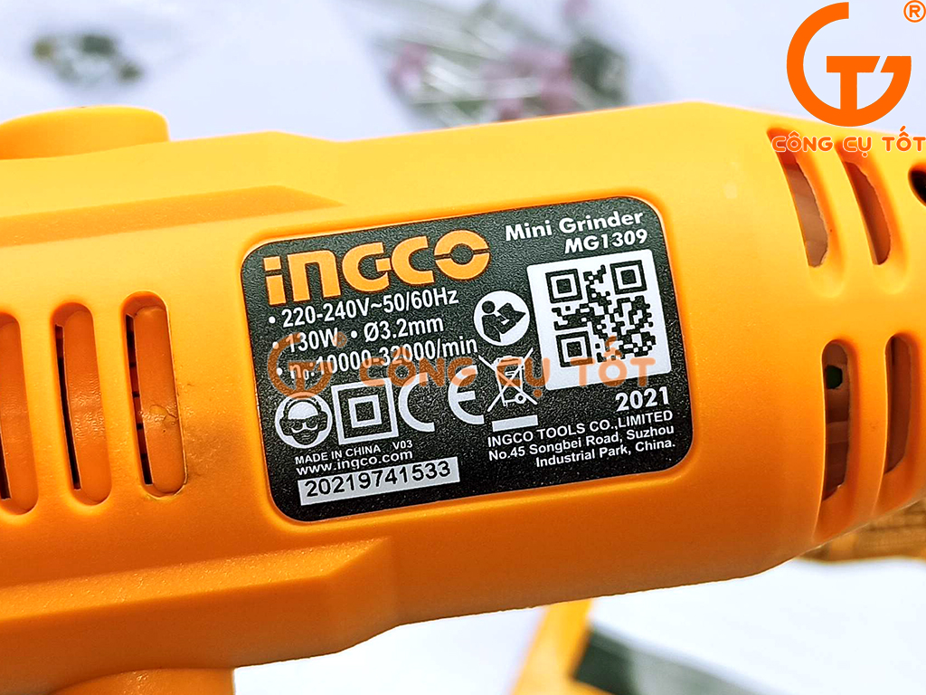 Thông số máy INGCO MG1309