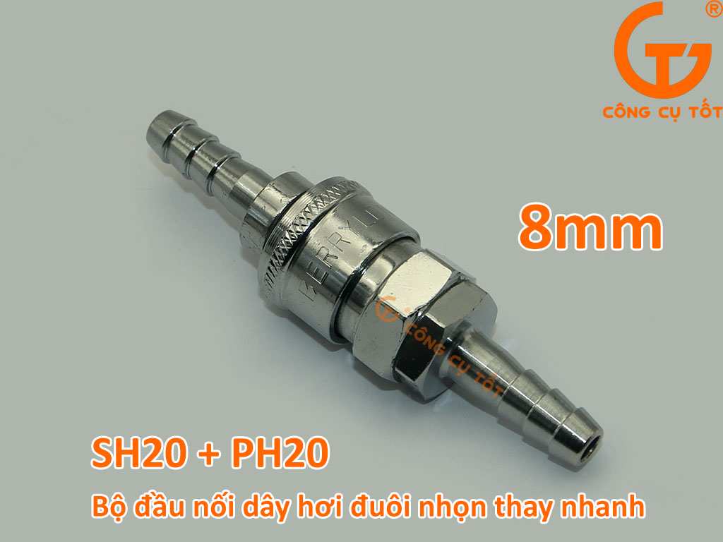 Cút nối dây hơi SH20 PH20 8mm