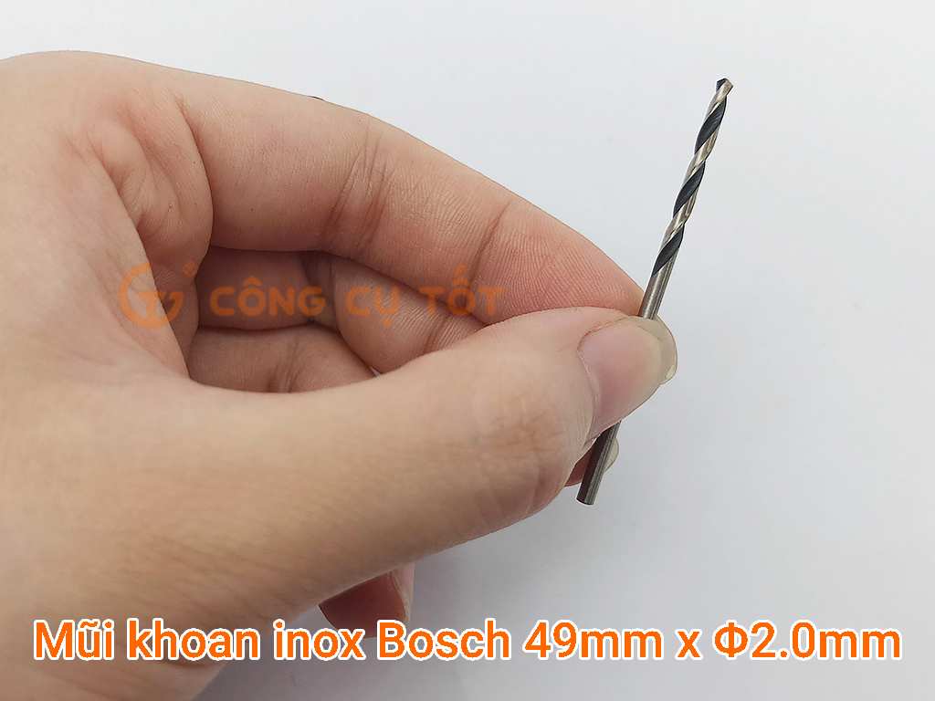 Mũi khoan inox Bosch 49mm x Φ2.0mm