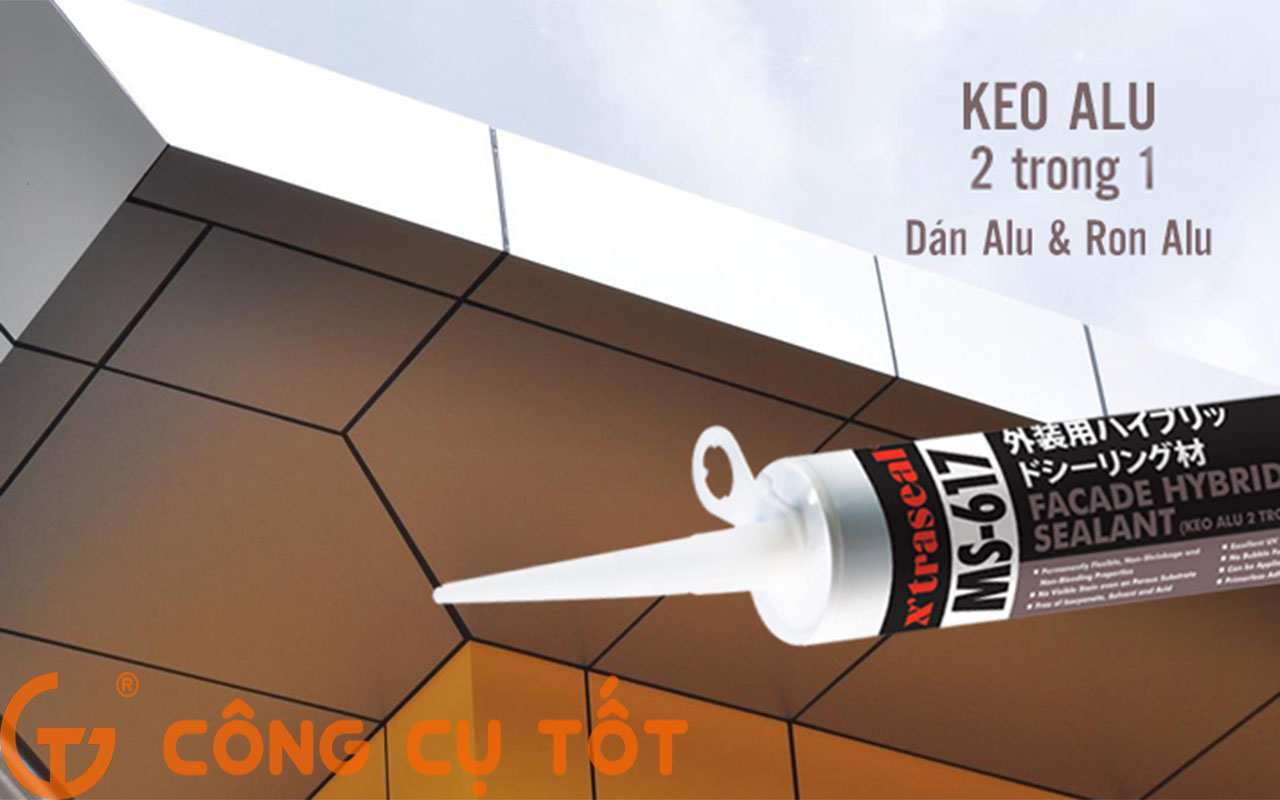 Keo làm ron alu MS-617 được ứng dụng cho các tòa nhà cao ốc