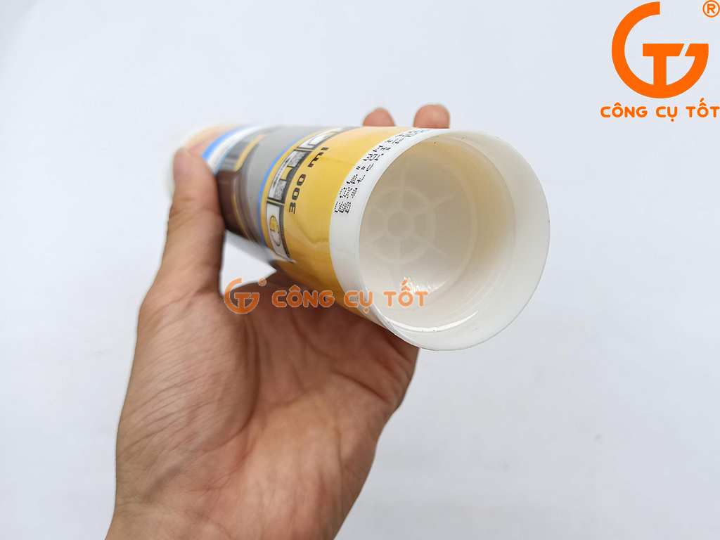 Đáy chai keo silicone gốc axit SIKASIL 109 ống 300ml màu trắng