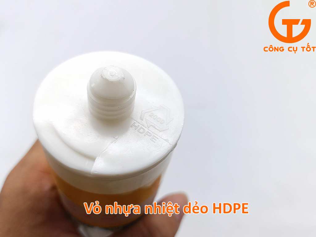 Vỏ HDPE keo silicone gốc axit SIKASIL 109 ống 300ml màu trong.