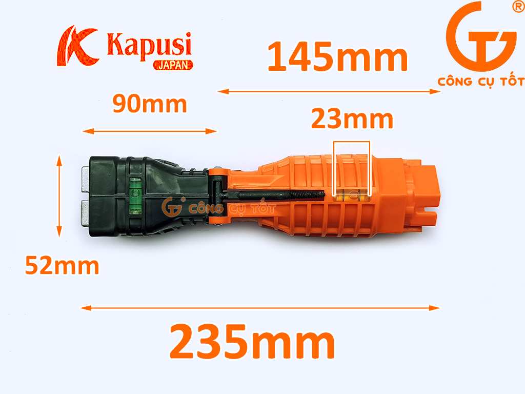 Dụng cụ sửa nước đa năng chuyên dụng 18 trong 1 Kapusi kích thước