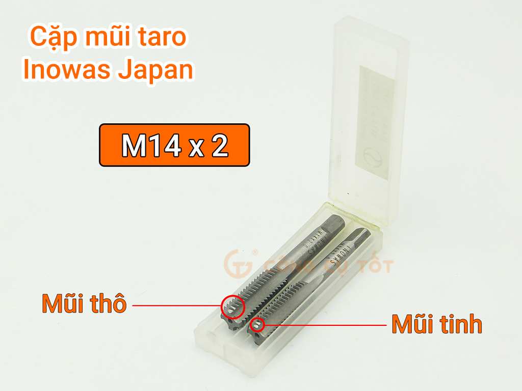 Cặp mũi taro Inowas M14 Japan