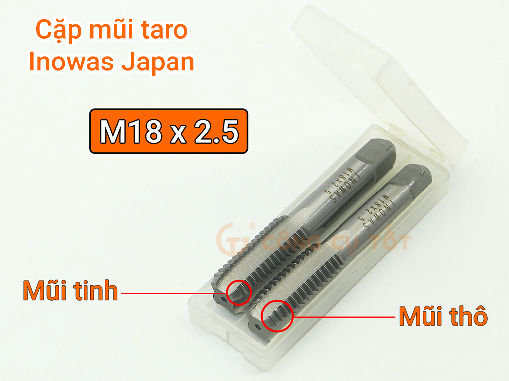 Cặp mũi taro Inowas M18 Japan