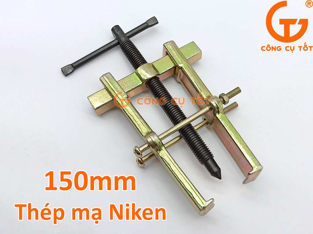Vam 2 càng tháo vòng bi bằng thép mạ kền (Niken) 150mm