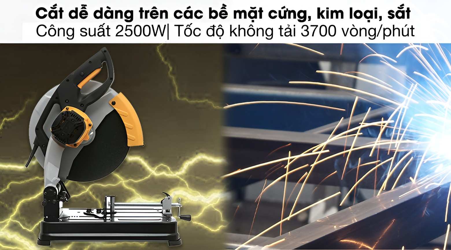 Hình ảnh 8 của mặt hàng Máy cắt sắt 355mm 2500w TOLSEN 79538-BS