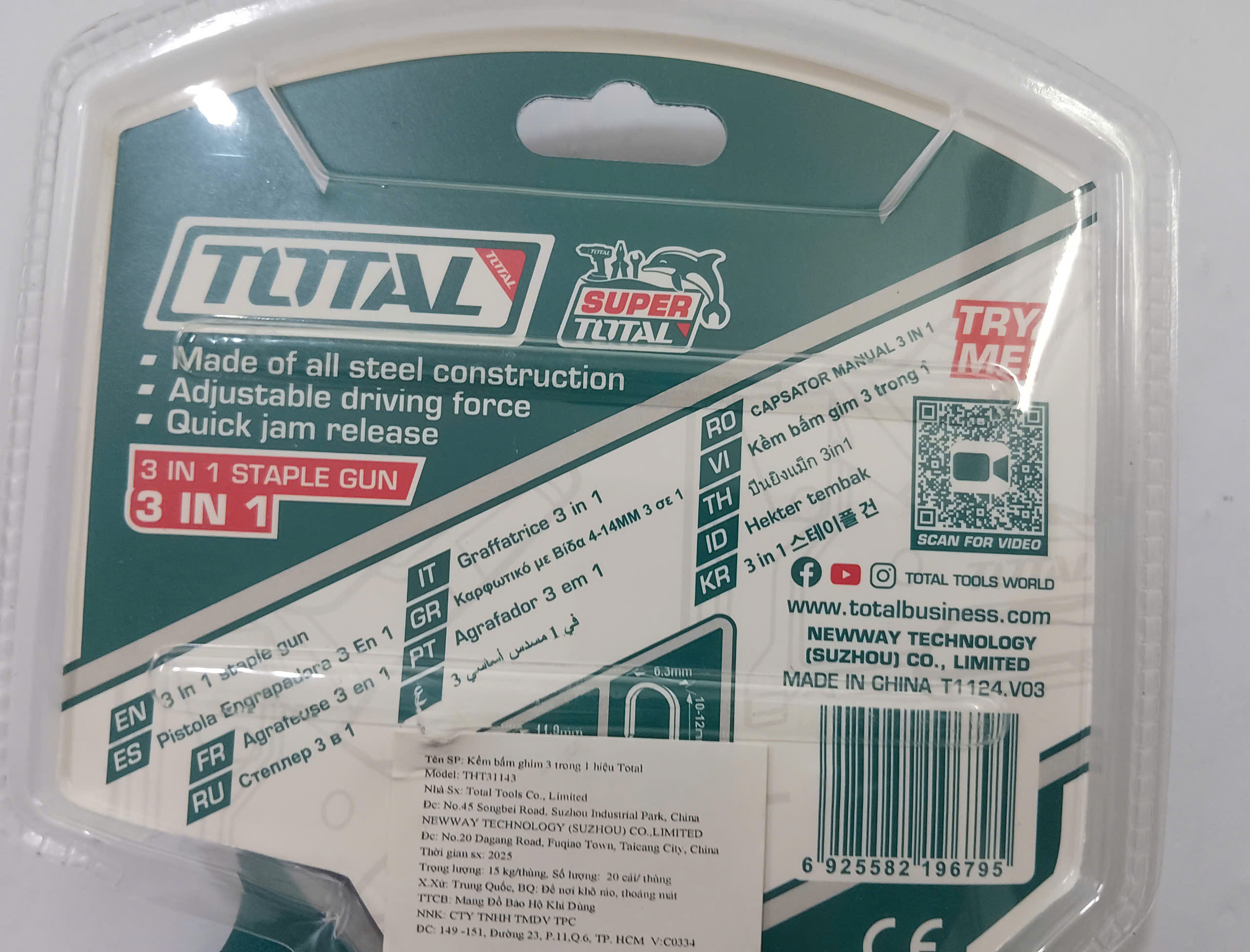 Hình ảnh 9 của mặt hàng Kềm bấm ghim 3 trong 1