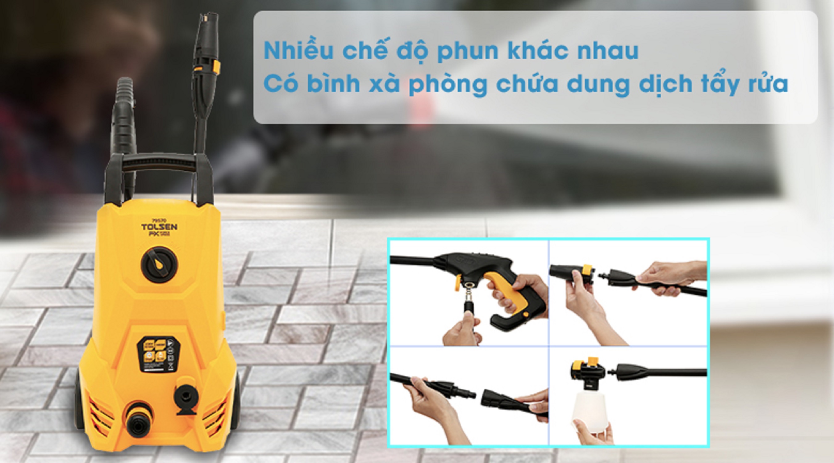 Hình ảnh 16 của mặt hàng MÁY XỊT NƯỚC ÁP SUẤT 1.400W 5M